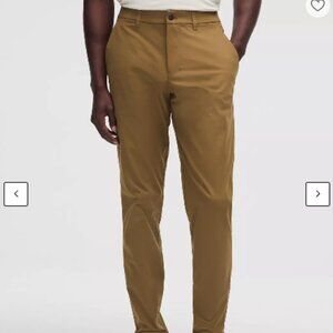 LULULEMON ABC slim fit trouser - size 32 - khaki/brown